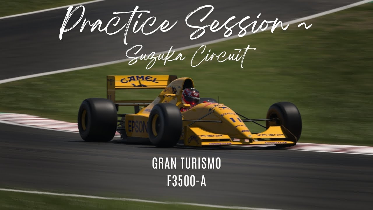Gran Turismo 7 - Gran Turismo F3500-A (Suzuka Circuit) - 1 Hour Practice Session - Hood Cam (PS5 HD)