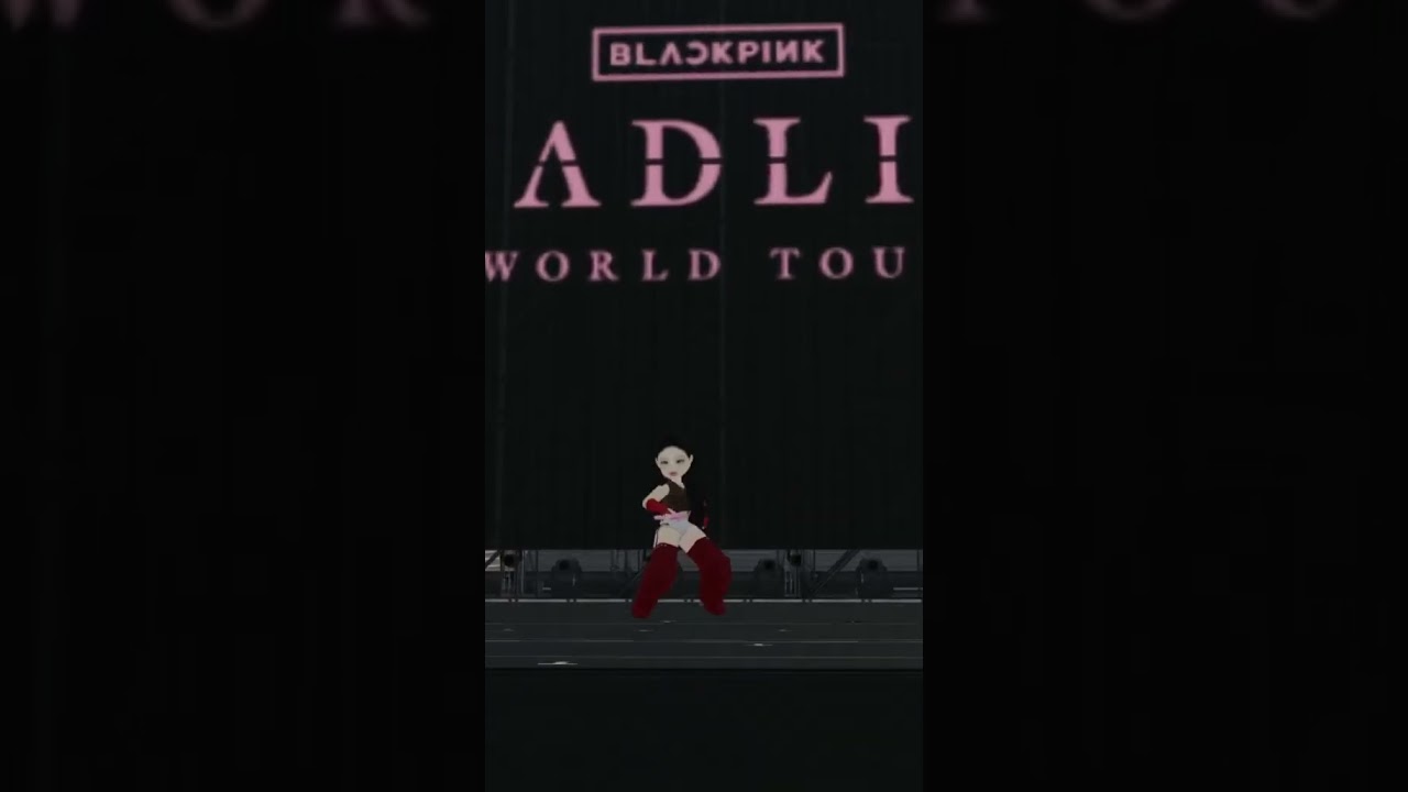 BLACKPINK WORLD TOUR [DEADLINE] IN ROBLOX ROLEPLAY VIDEO