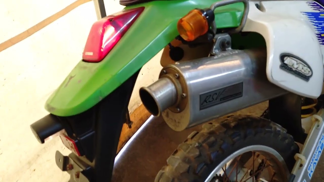 KLX250SR LX250E エンジン始動動画 A-PARTS カワサキ KAWASAKI 社外マフラー