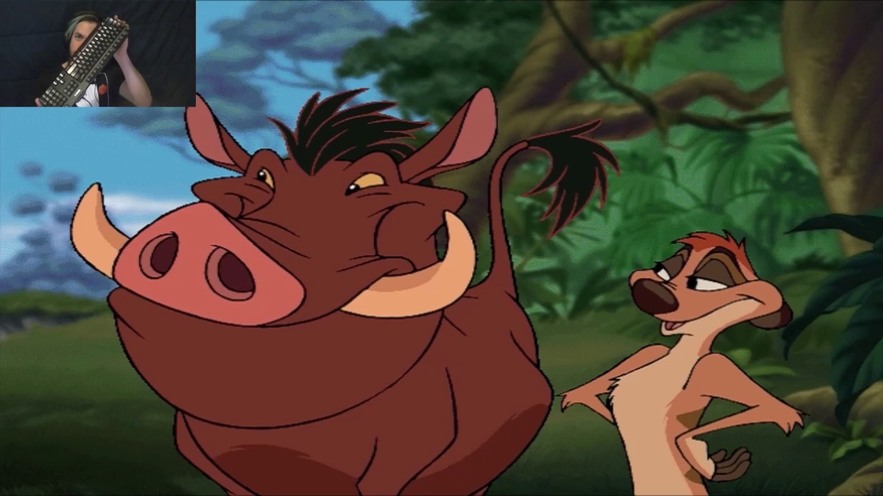 Adventures In Typing with Timon and Pumbaa! Lesson 1