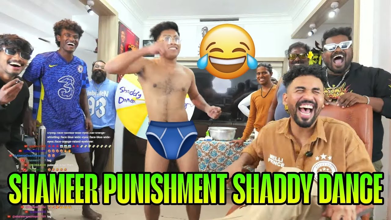 SHAMEER PUNISHMENT SHADDY DANCE 🩲| THERI VILLICHATHINN PUNISMENT | 