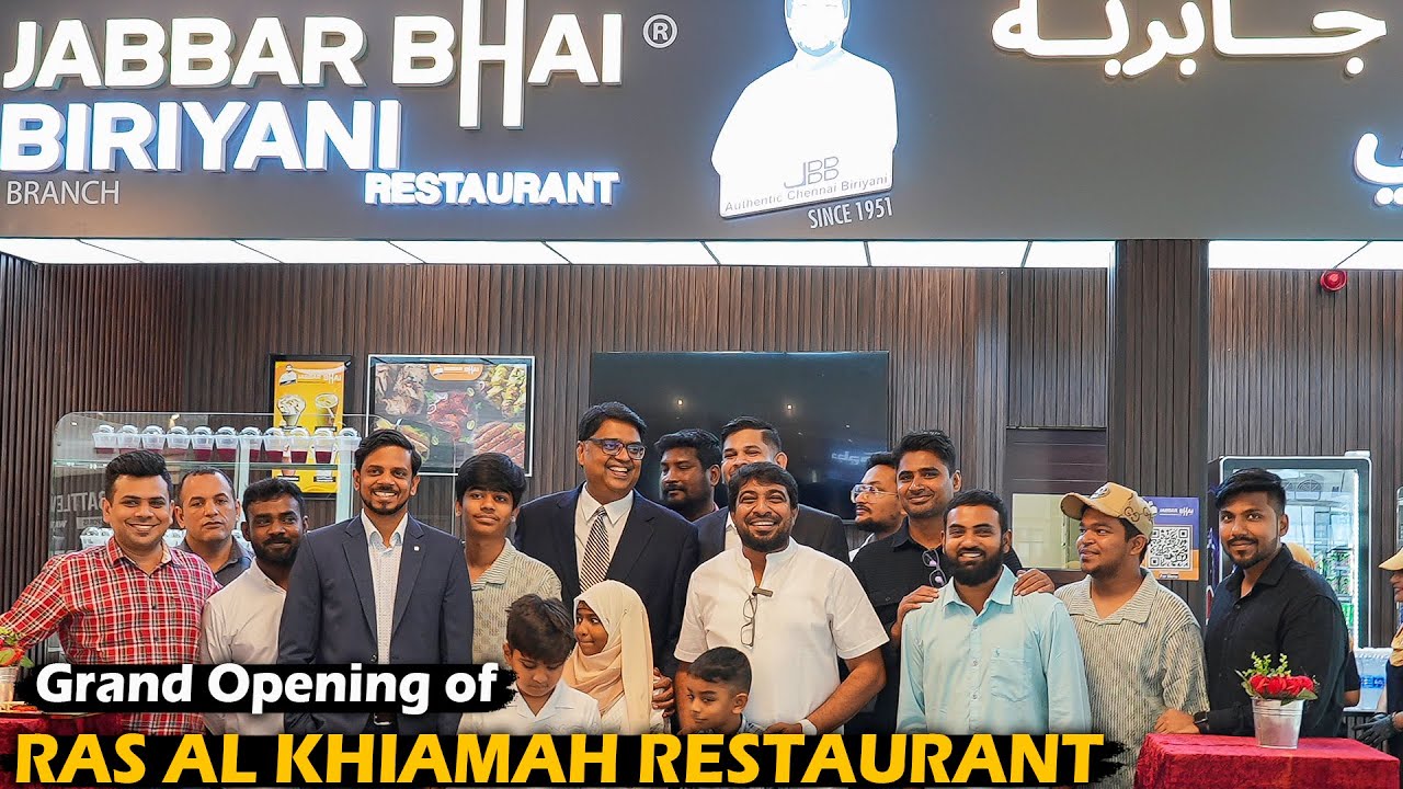 Jabbar Bhai Biriyani - Ras al Khaimah Restaurant Grand Opening | UAE...