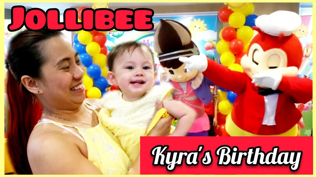 KYRA'S JOLLIBEE PARTY | KYRA's 1st BIRTHDAY | Jollitown