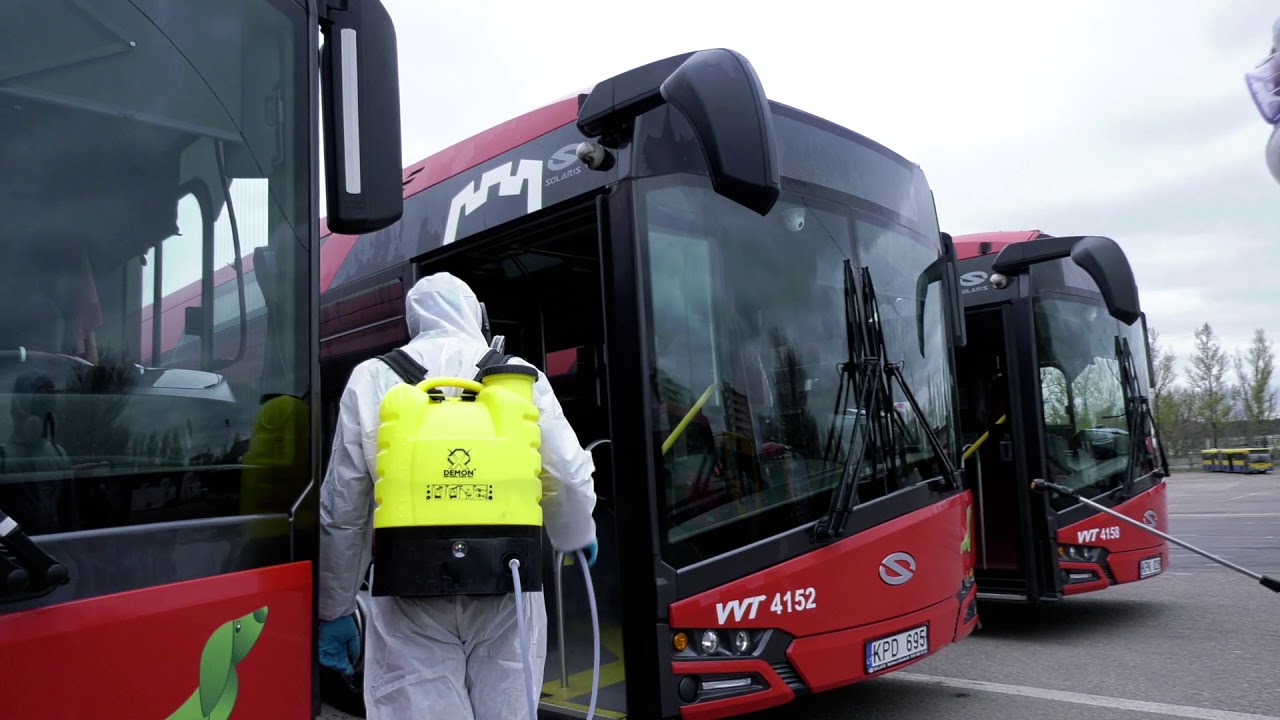 Vilnius atsakingai ir saugiai veža keleivius viešuoju transportu!