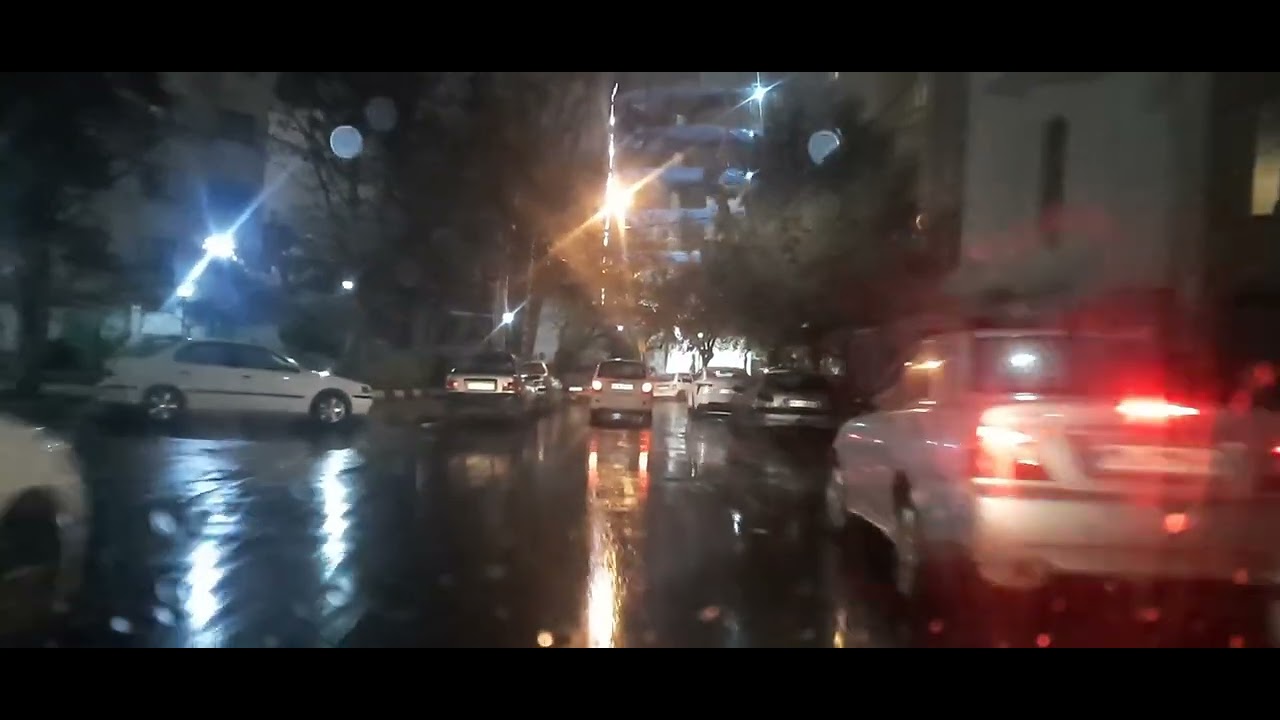 CITY TOUR AT NIGHT .NIGHT DRIVING IN MASHHAD CITY .