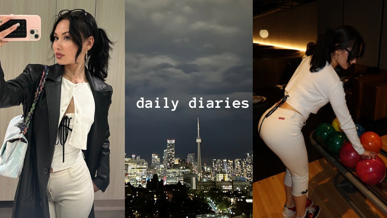 bowling, sister time, thrift with me! | daily diaries ♡