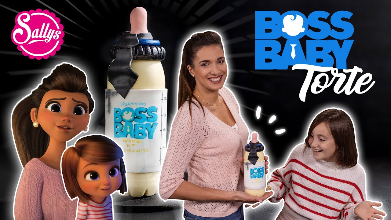 Werbung: Boss Baby 3D Bottle / Gender Reveal Cake / Baby Shower Piñata Torte / Sallys Welt