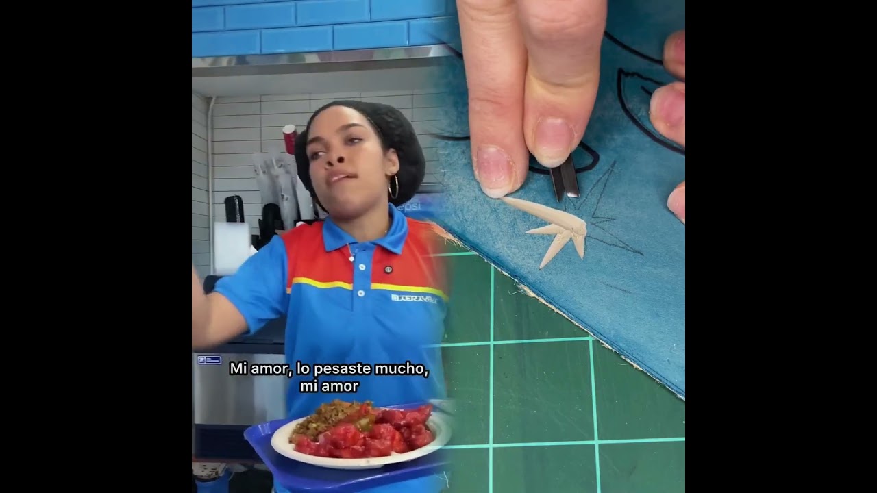 Si trabajara en un restaurante 🤣 