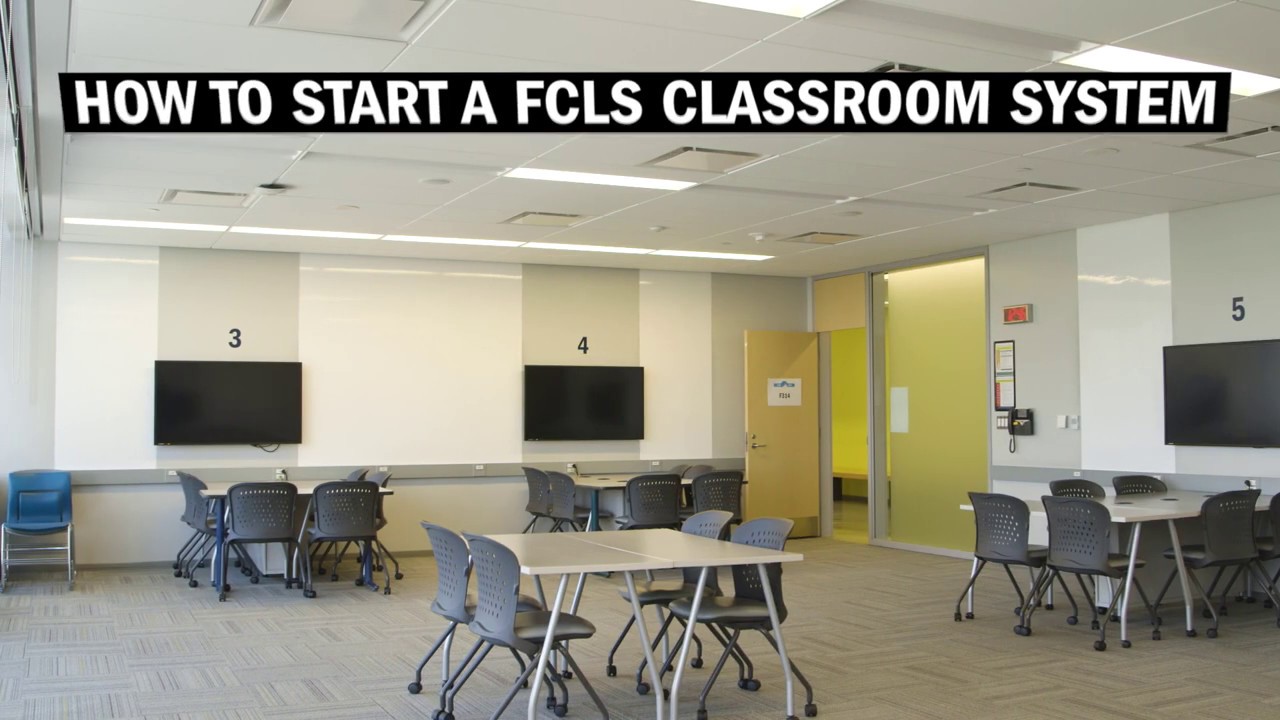 Teaching in an FCLS Classroom - How to start the system
