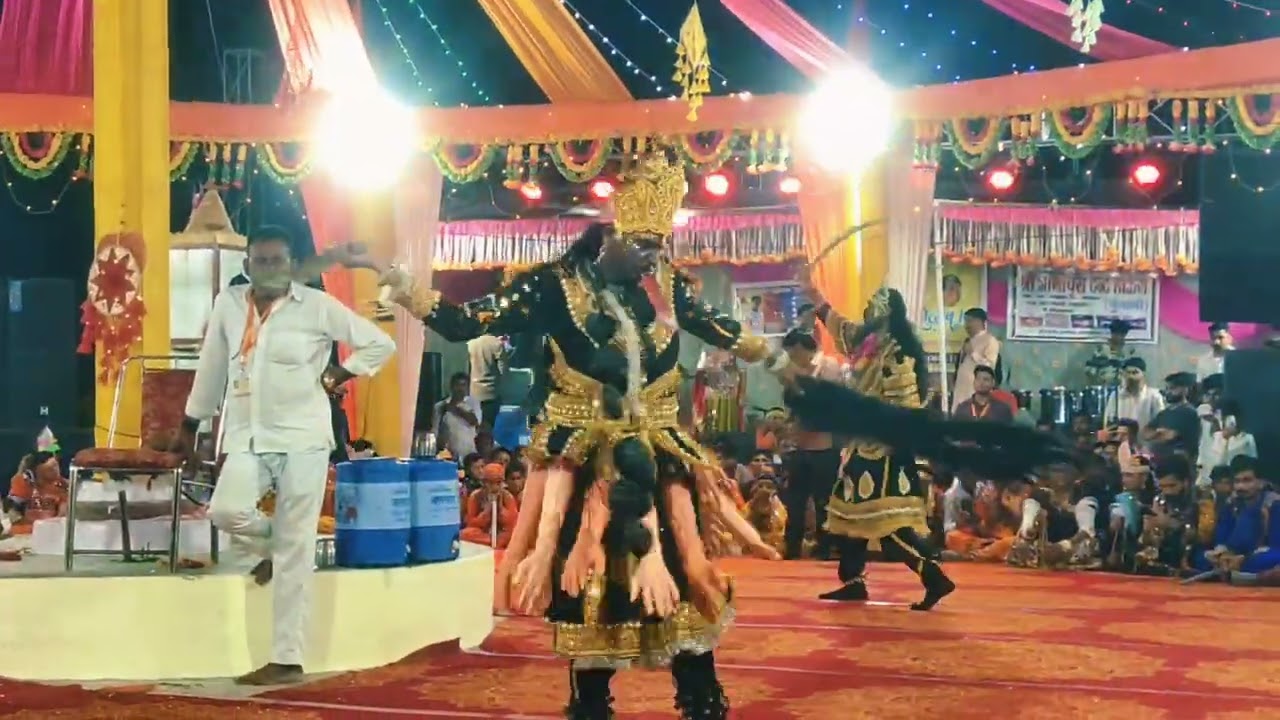 श्री अंबिका गरबा मंडल जुंजाणी महाकाली प्रवेश//
