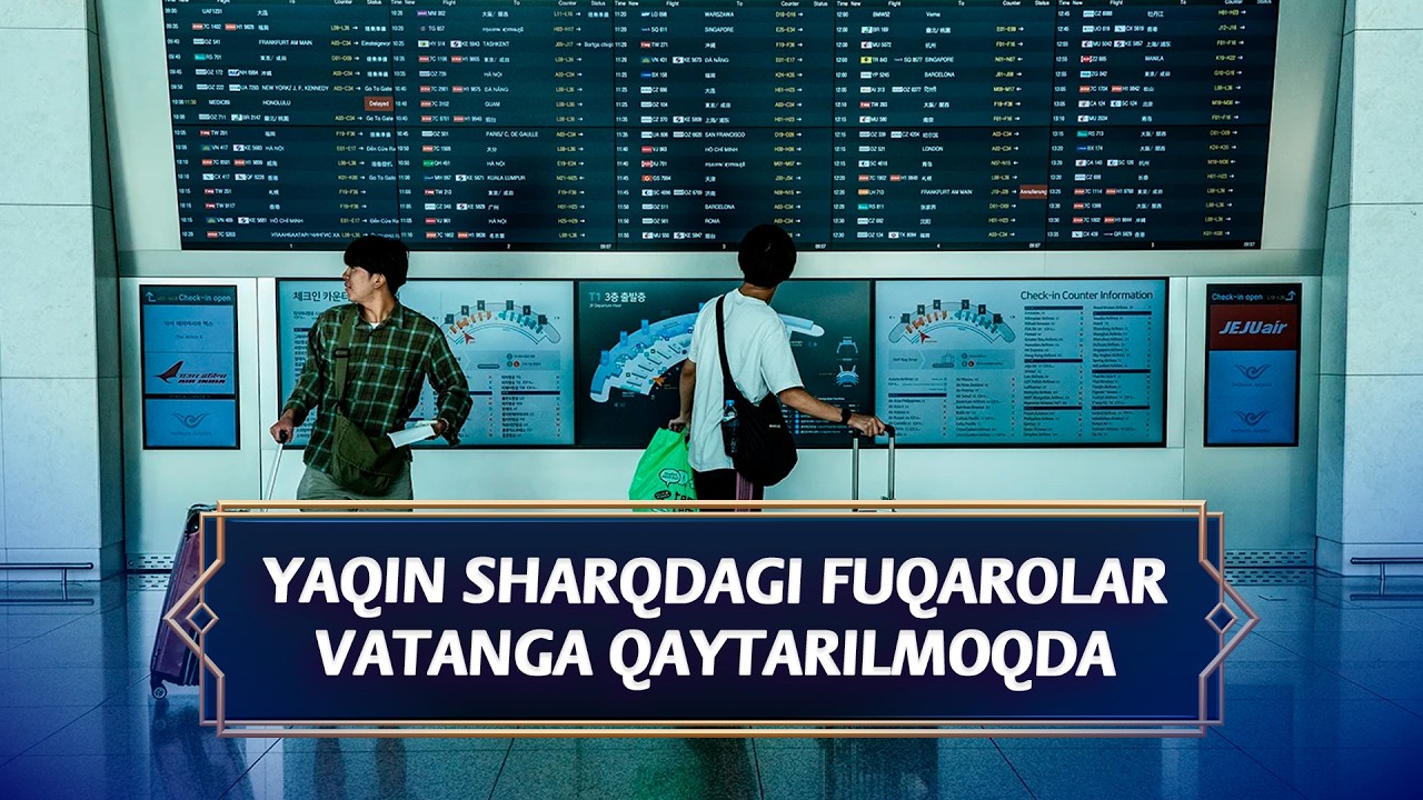 Yaqin sharqdagi fuqarolar vatanga qaytarilmoqda I Jarayon