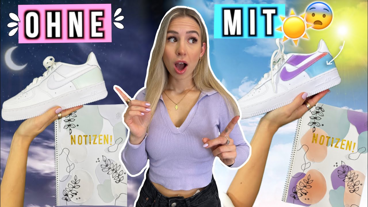 DIY BATTLE 🤯☀️ FARBEN DIE ERST IM SONNENLICHT ERSCHEINEN?! CLRS - Cali Kessy