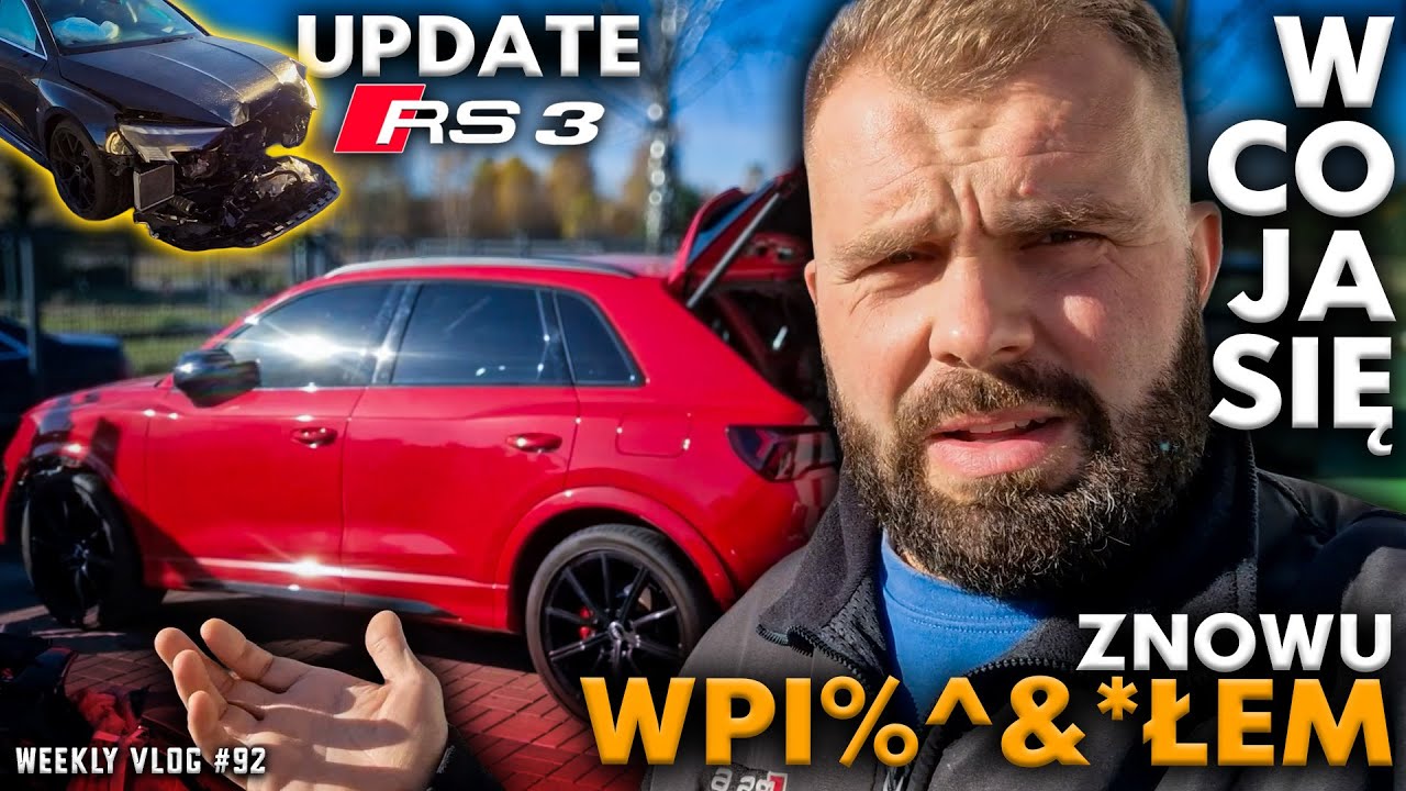 WEEKLY VLOG #92 DEMONTAŻ SILNIKA RS3 - JAK I PO CO? Q3 DROGA PRZEZ MĘKĘ - CZY TO BYŁ DOBRY POMYSL?