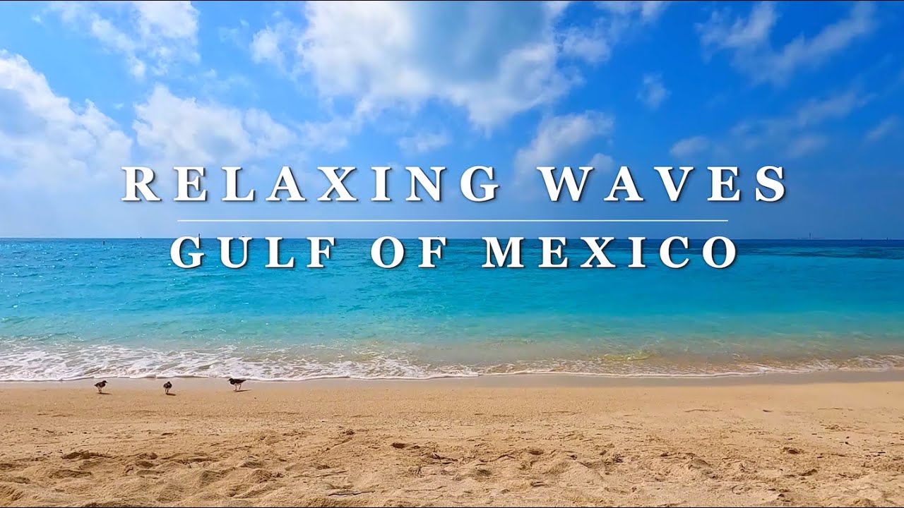 [4K] Relaxing Caribbean Beach Waves - Relaxing Scenic Tropical Beach Binaural 🎧