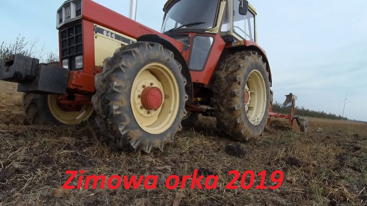 Zimowa orka 2019.International 644 & Huard.