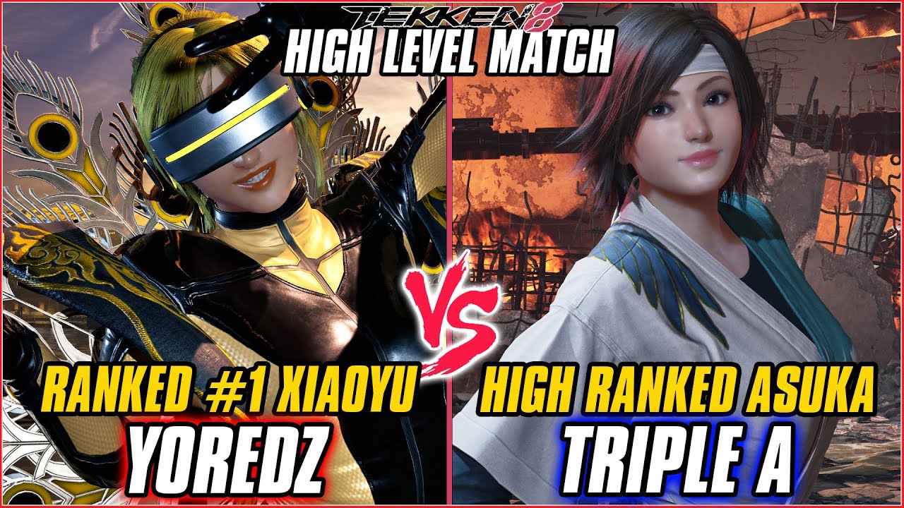 TEKKEN 8 ▰ YOREDZ (#1 Ranked Xiaoyu) vs TRIPLE A (Asuka) ▰ T8 HIGH LEVEL GAMEPLAY