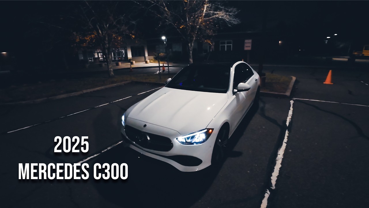 2025 Mercedes C300 - Night Drive (POV)