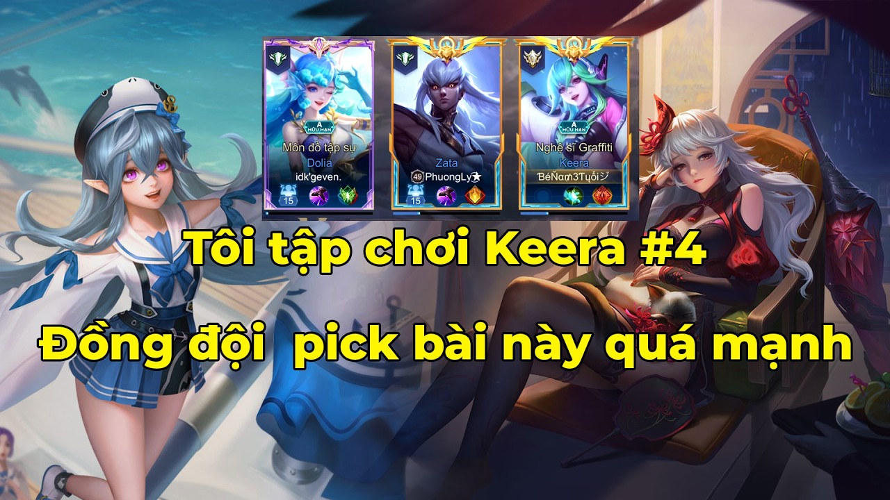 Keera vs Sinestrea Gameplay | Không cần chơi vẫn thắng | Rank 22 SAO | AOV | Liên Quân | ROV