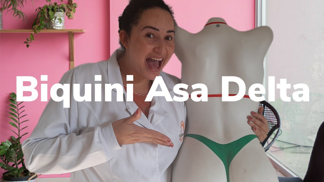 MONTAGEM DE BIQUINI DE FITA❤ (ASA DELTA )❤