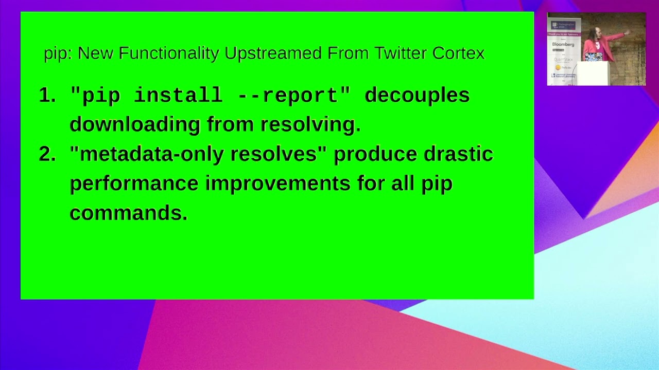 Python Resolution Evolution: Decoupling Metadata from Downloads in Pip – Danny McClanahan