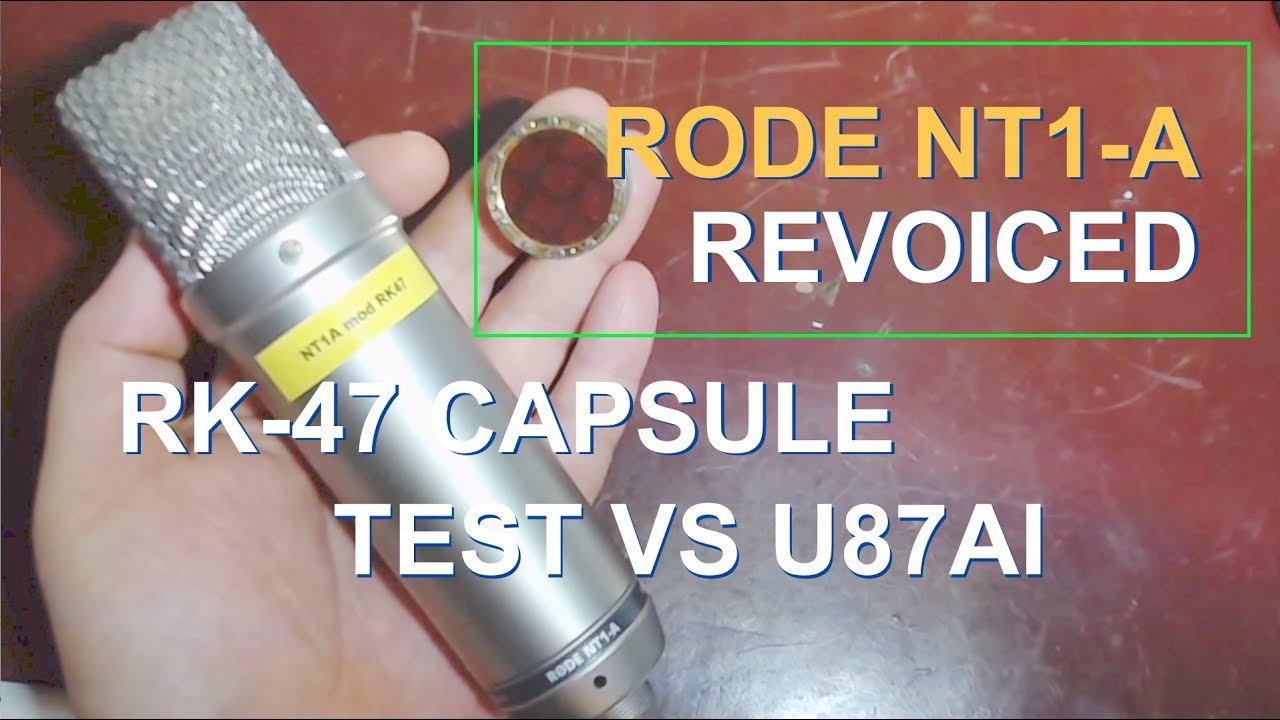 RODE NT1 A mod RK 47 VS Neumann U87Ai