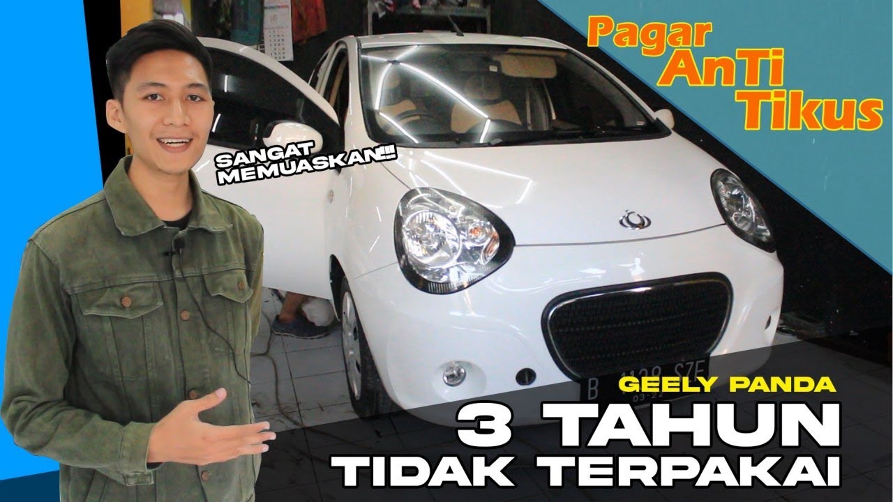 PASANG PAGAR ANTI TIKUS !! Salon Mobil Full Detailing Geely Panda Lc 1.3 | Akibat Kelamaan Parkir !!
