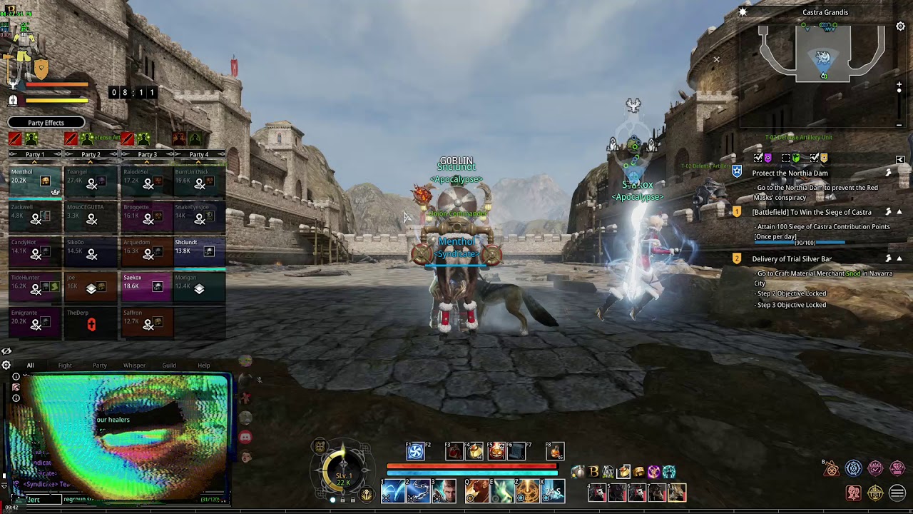[Bless Online] [F2P] Siege of Castra Paladin PVP 2018 12 06 16 12