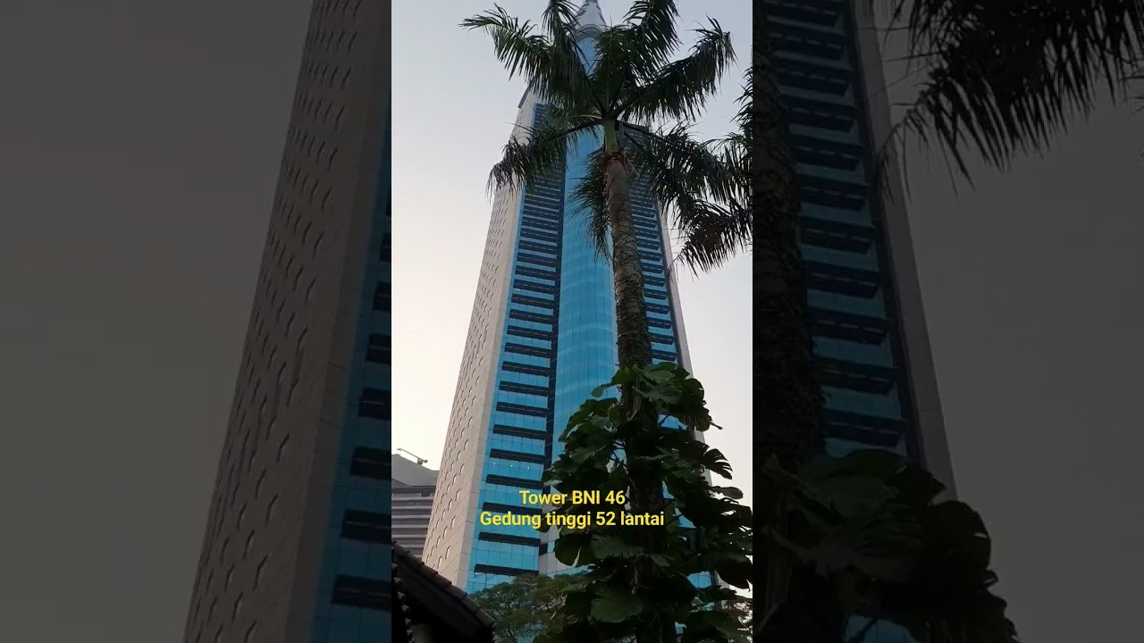 BNI 46 salah satu gedung tinggi Jakarta dari berbagai sudut #shorts