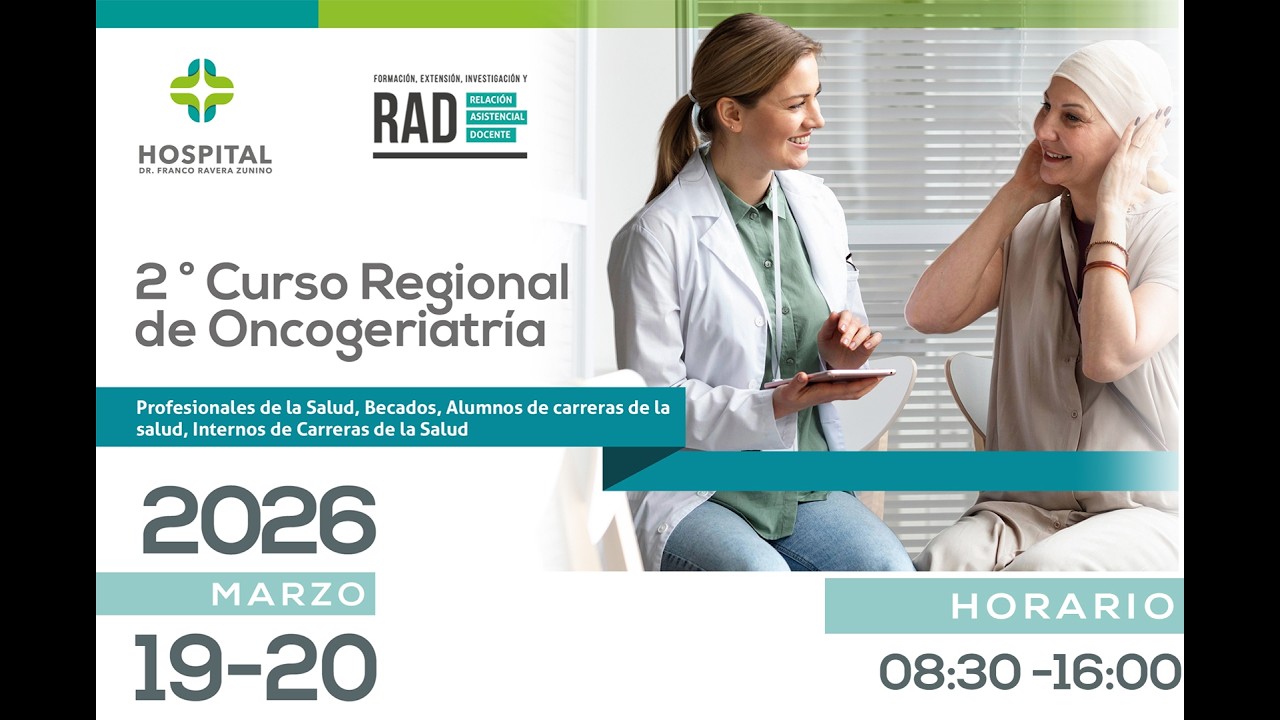 2do CURSO REGIONAL DE ONCOGERIATRÍA