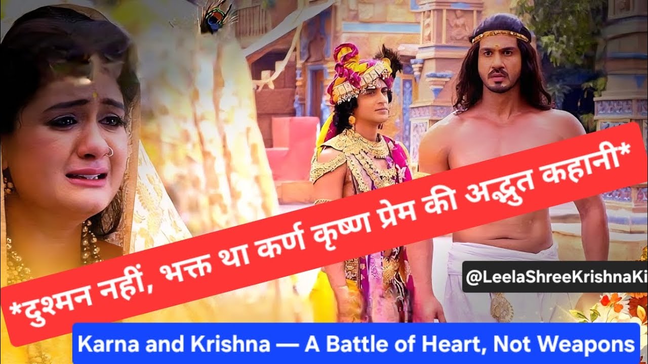 दुश्मन नहीं,भक्त था कर्ण—कृष्ण प्रेम की अद्भुत कहानीKarna and Krishna—A Battle of Heart, Not Weapons