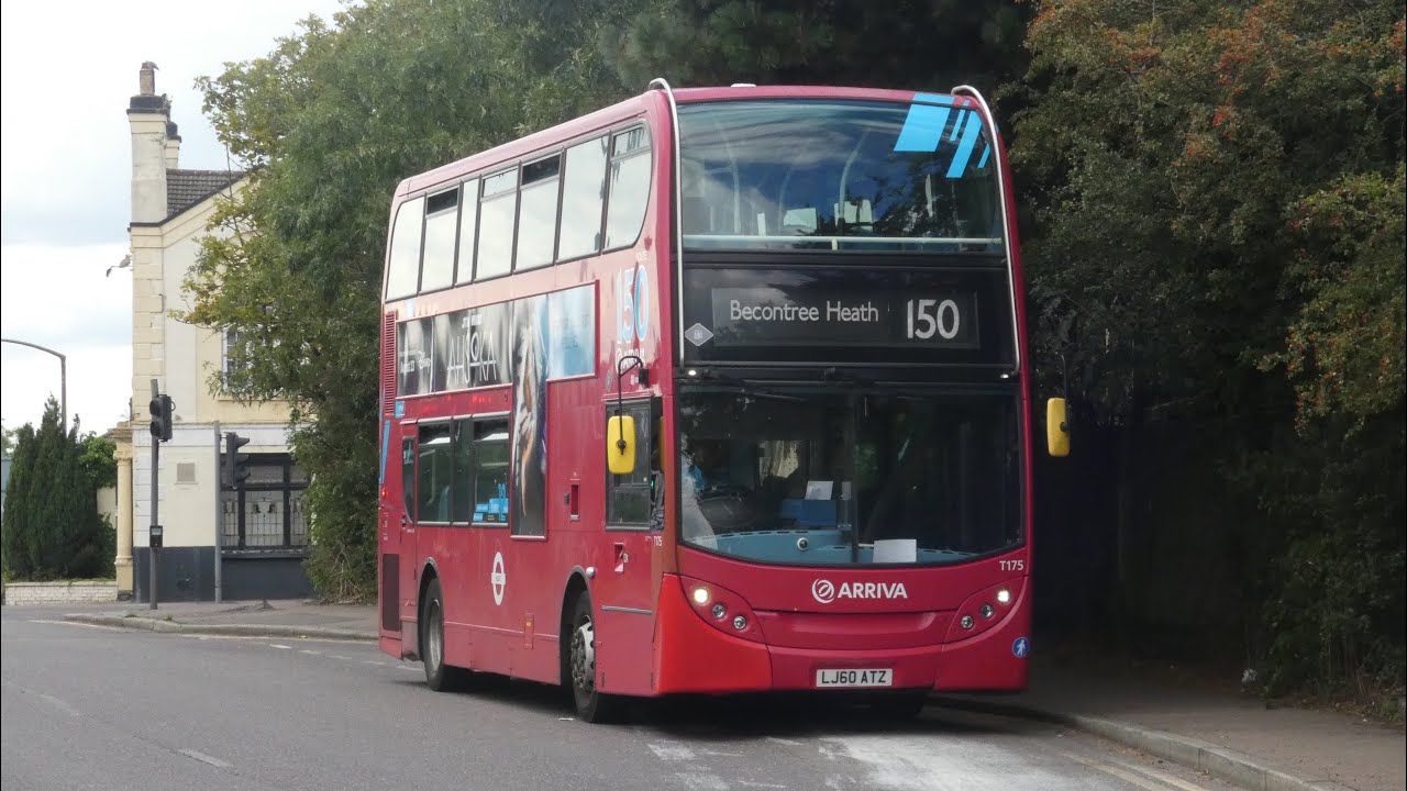 FULL ROUTE VISUAL | Arriva London Route 150 Becontree Heath To Chigwell Row | T175 (LJ60ATZ)
