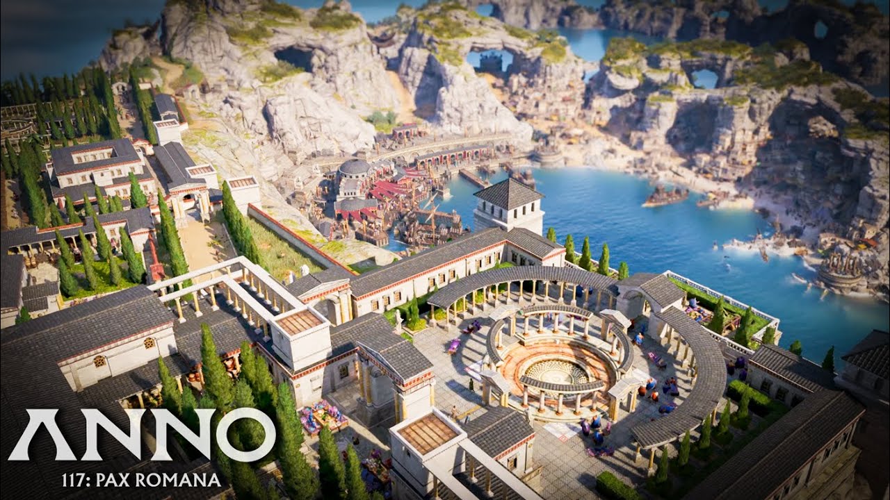 Anno 117 Relaxing Longplay: Building an ULTRA REALISTIC Roman City... | Stress Relief & Fall Asleep