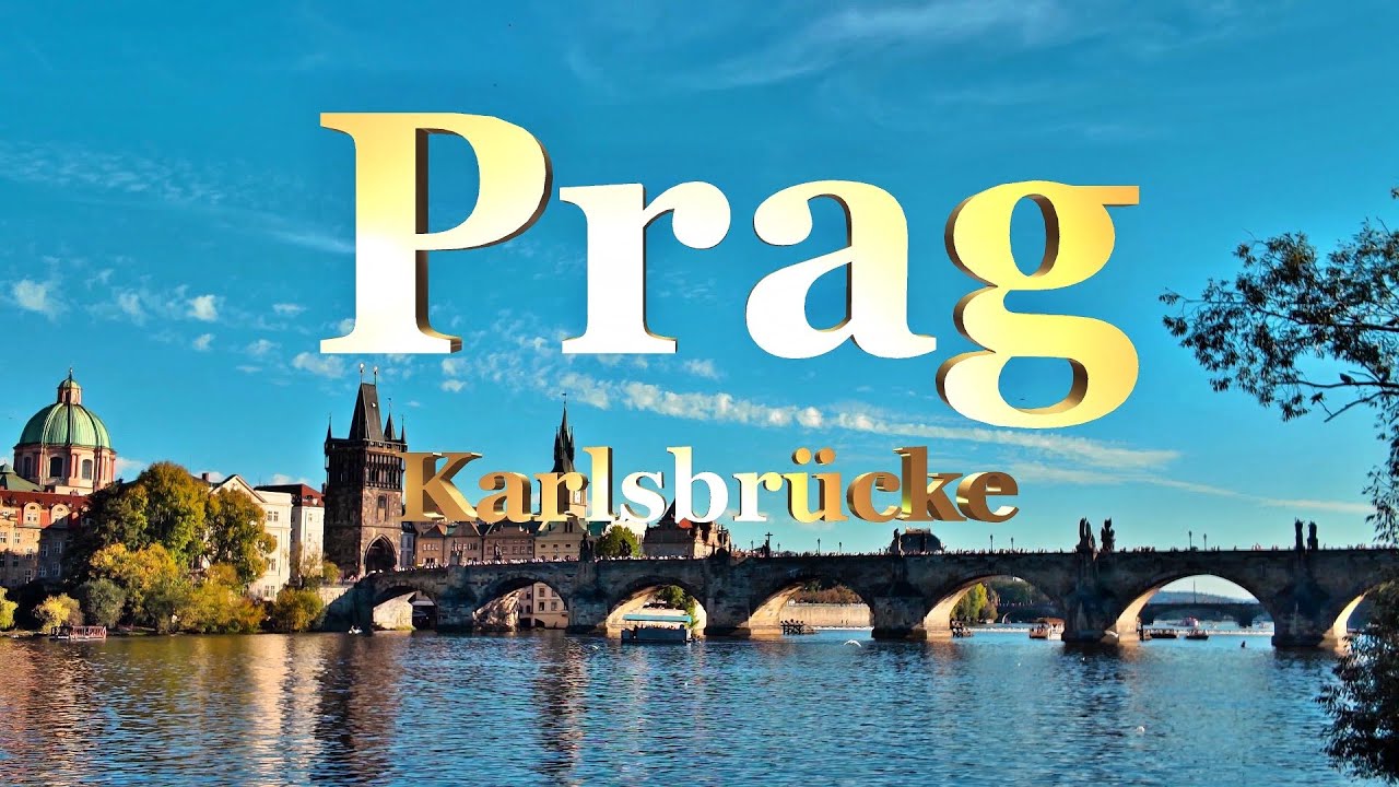 🇨🇿⛪ Prag Karlsbrücke 4K🎥