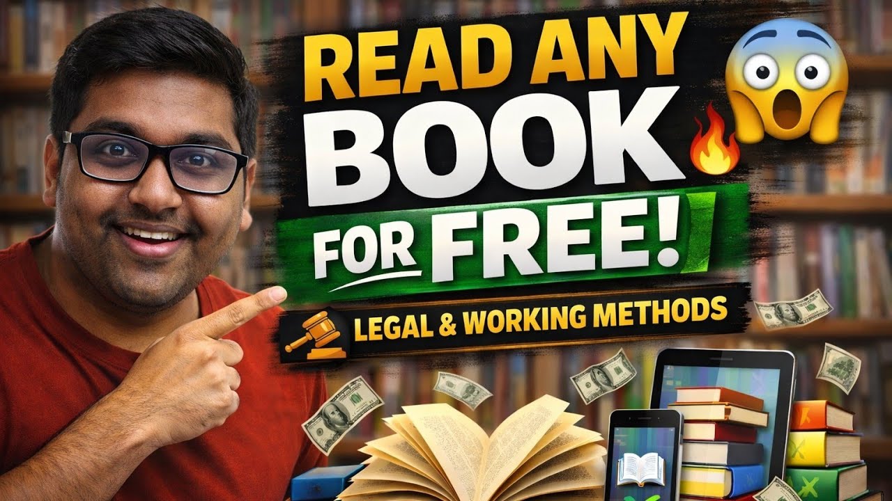 How to Read Any Book for FREE of Cost | Legal Methods Explained Step by Step 📚