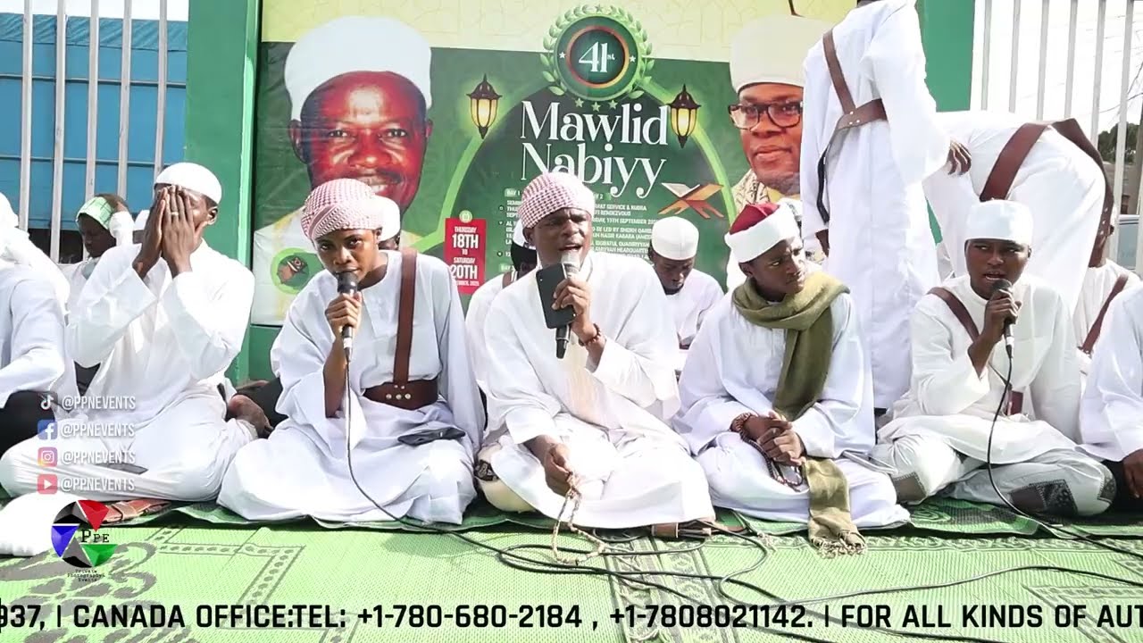 Zikir Badiri at the 41st Mawlid Nabbiyy Celebration of Al-Isobatul Qadiriyah Al-Islamiyyah Worldwide