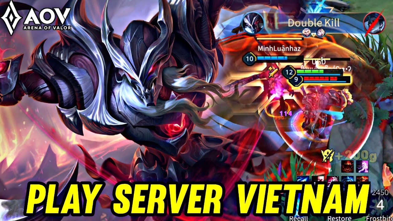 AOV : NAKROTH GAMEPLAY | PLAY SERVER VIETNAM - ARENA OF VALOR LI&Ecirc;NQU&Acirc;NMOBILE ROV