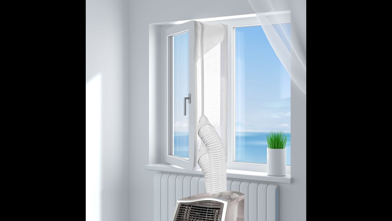 HOOMEE Guarnizione Universale per Finestre per Condizionatore Portatile 2019