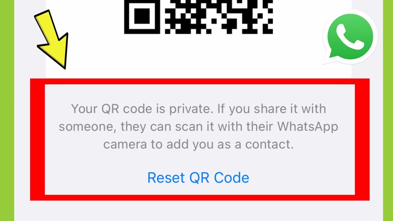 WhatsApp | Your QR code is private. If you share it with someone, they can scan it with their..