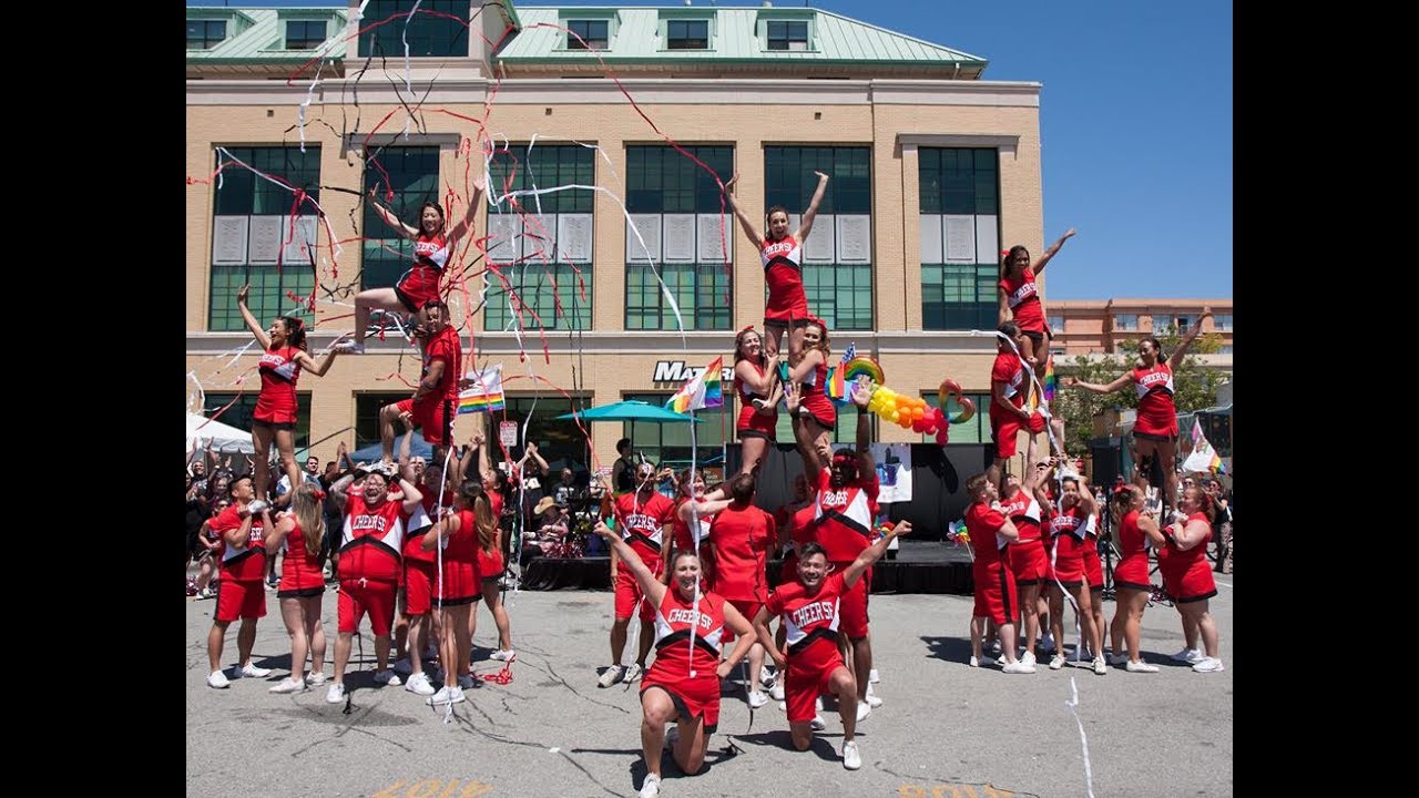 CHEERSF - 'REMIX' Stunt Routine @ San Francisco Pride 2017