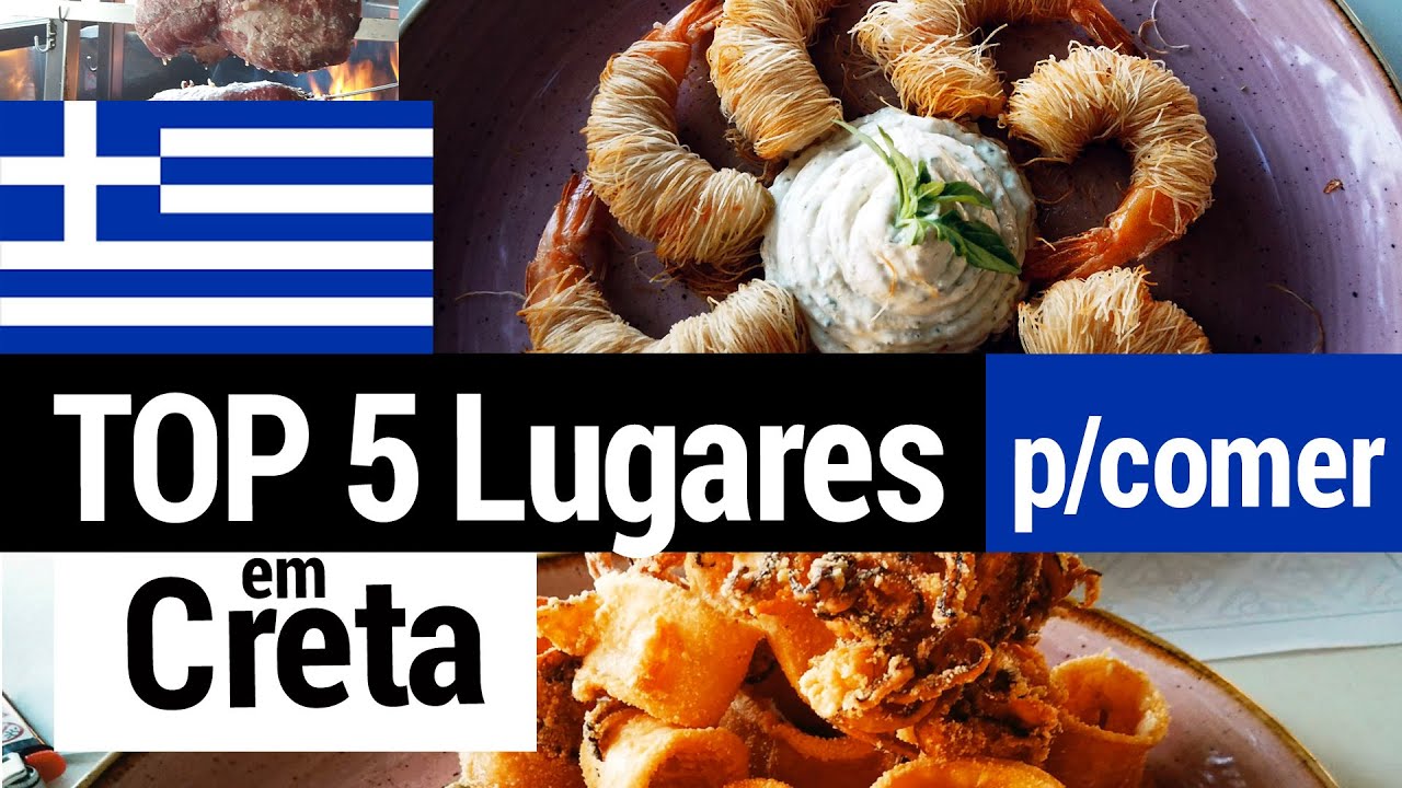 Top 5 Lugares para Comer em Creta, Grécia | Melhores Restaurantes!