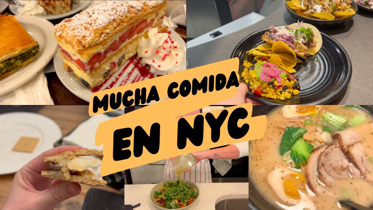MUCHA COMIDA Y PLANES DIFERENTES EN NUEVA YORK | Vlog | Los Chous
