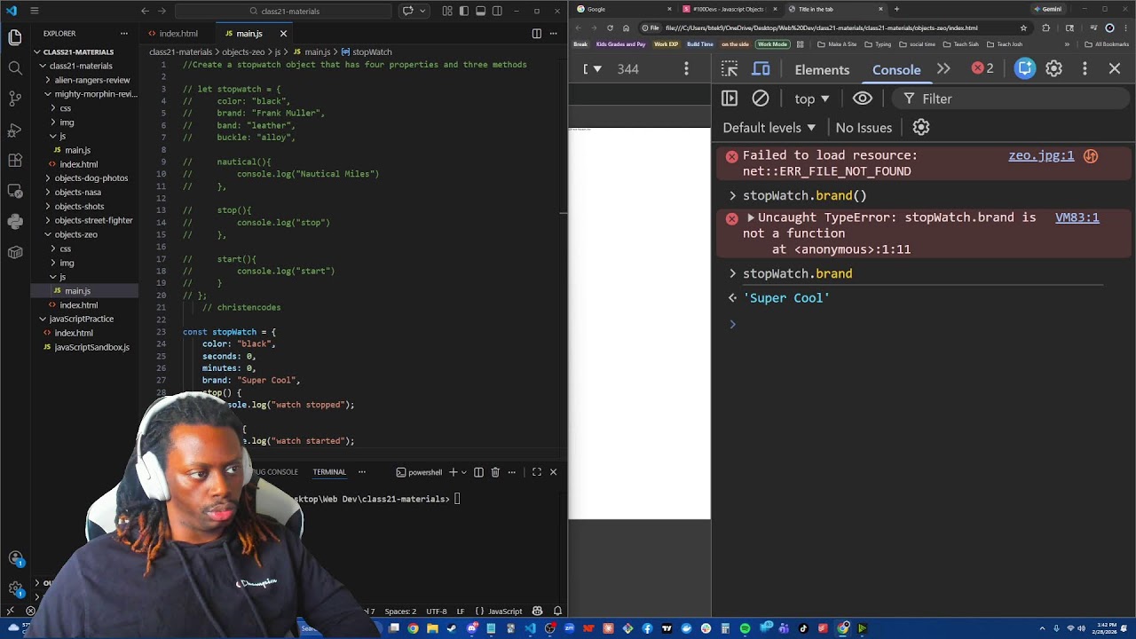 Day 10 - I'm Back Again, with JavaScript Objects and Arrays