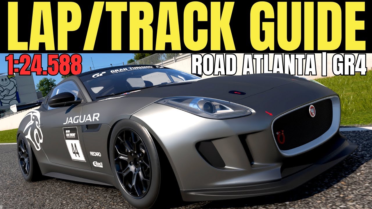 GT7 Daily Race B Lap Guide | Road Atlanta Gr.4 Gran Turismo 7