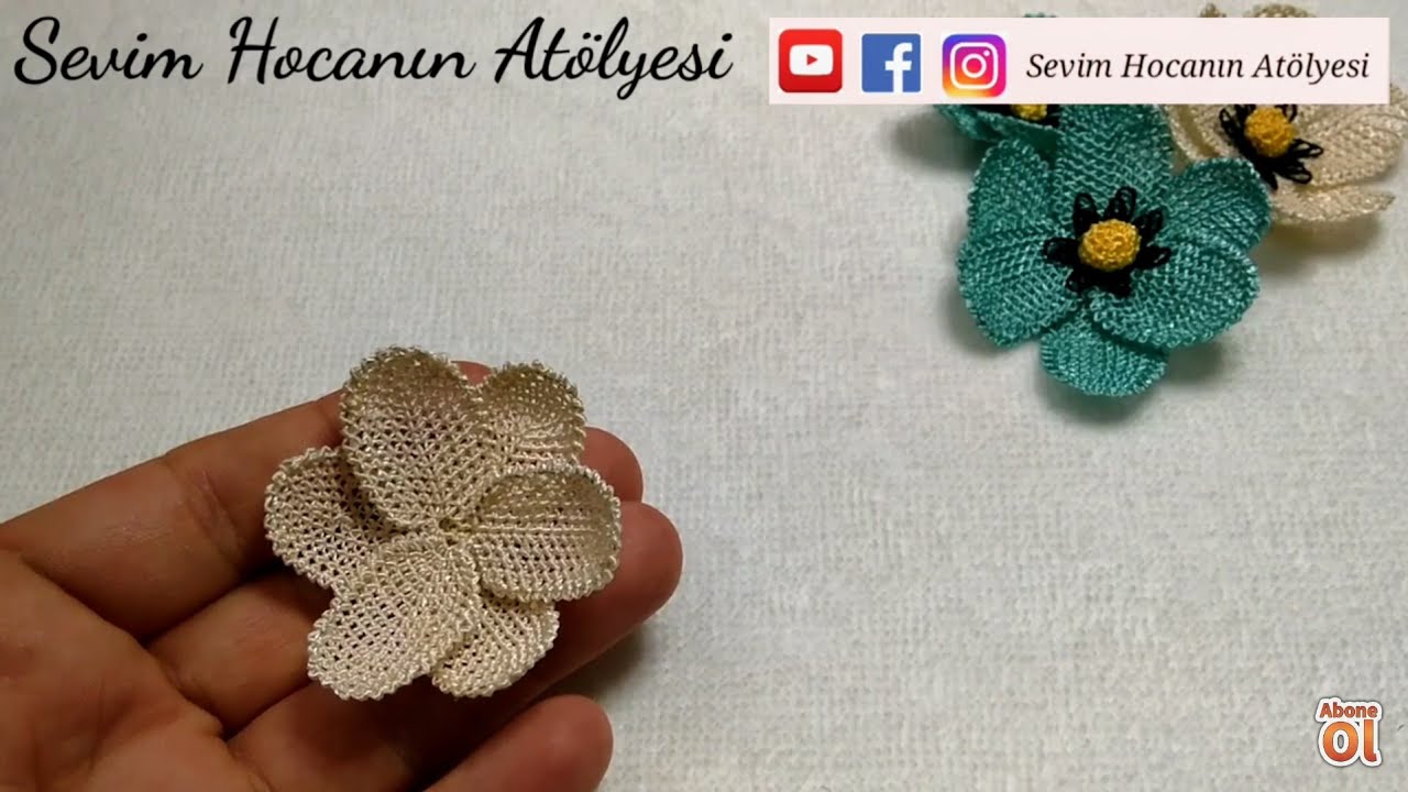 75. MODEL Çiçeğin Etrafını Kontür Dönme 👉 Sevim Hocanın Atölyesi