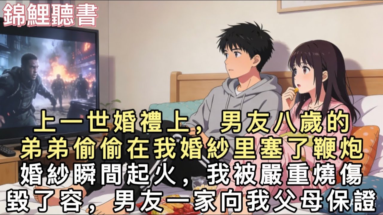 上一世婚禮上，男友八歲的弟弟偷偷在我婚紗里塞了鞭炮。婚紗瞬間起火，我被嚴重燒傷，毀了容。男友一家向我父母保證，會傾盡全力治好我，並照顧我一輩子。