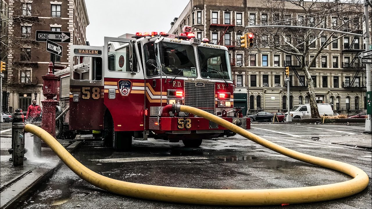 | FDNY 10-75 All-Hands Box 1369 | Large Fire on the 5th Floor is Caused by a Refrigerator