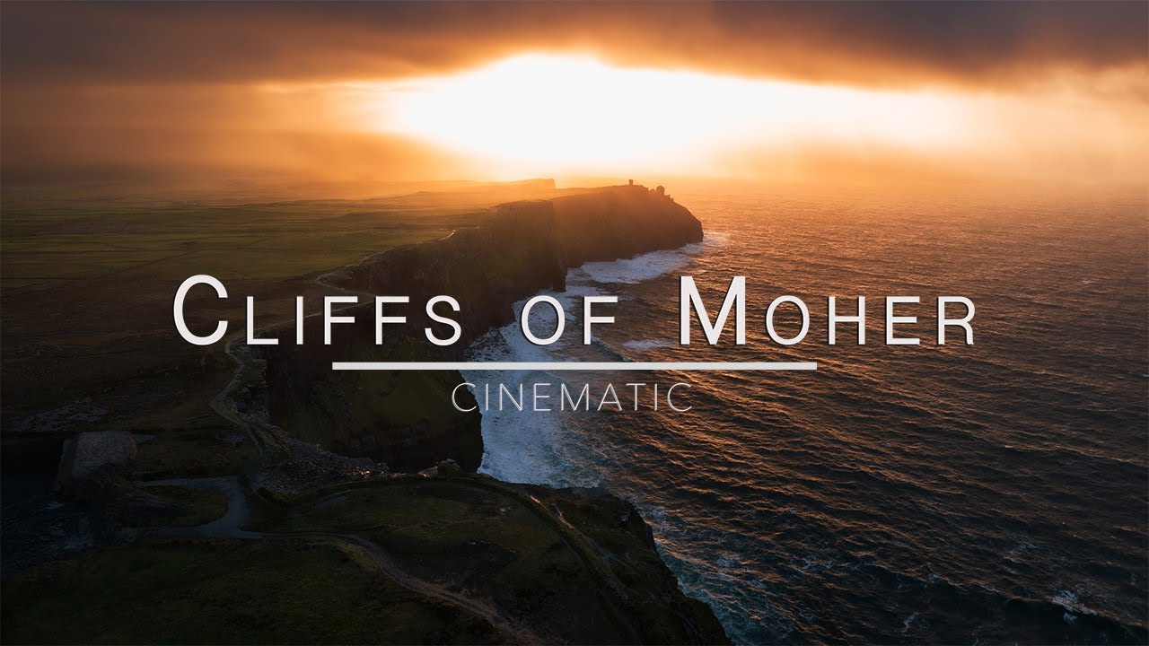 Cliffs of Moher Awesome Drone Footage, Sunset Cinematic Short Film DJI Mavic 3 cine l 4K
