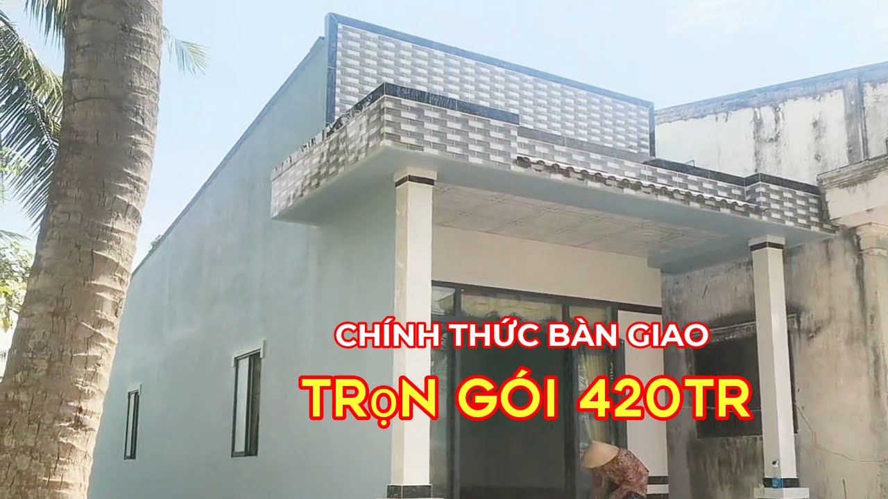 Đã hoàn thiện chính thức bàn giao căn nhà cấp 4 trọn gói 429 triệu.