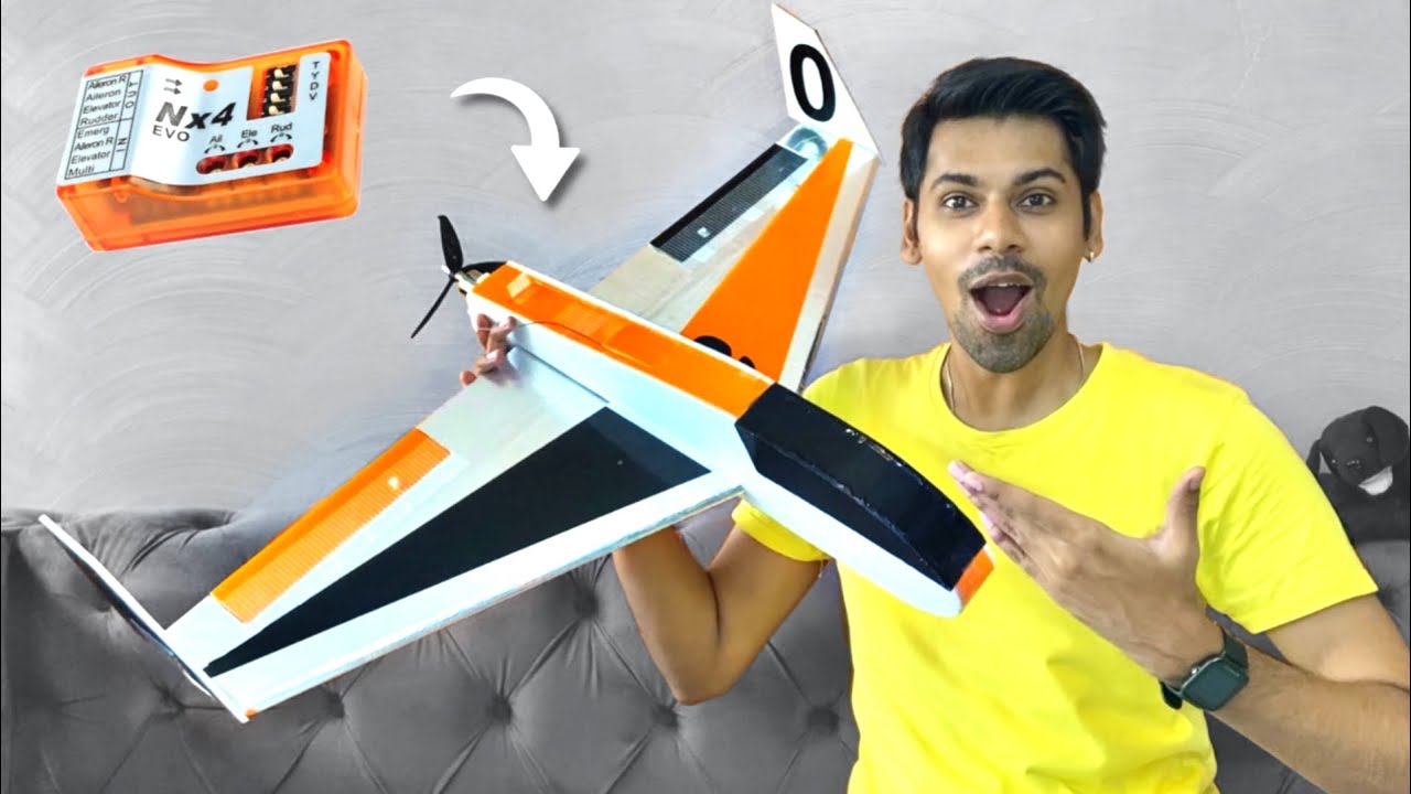 rc plane क्रैश नही होगा- nx4 evo Flight Controller Setting for Delta Wing #rcplane #flightcontroller