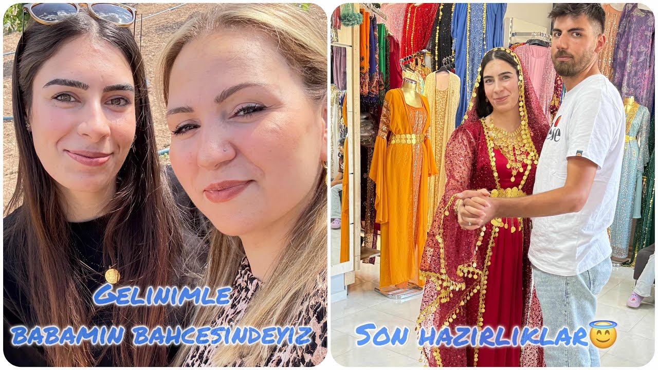 Babamı bahçede ziyaret ettik | Kına hazırlığı | Geline sürpriz gelin hamamı #vlog